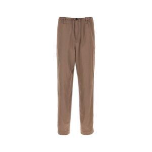 Dries Van Noten Men Mud Satin Penny Pant